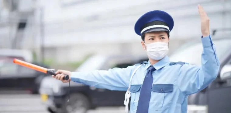 交通警備の写真